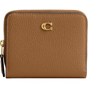 Coach Women's Essential Billfold Wallet in Colorblock Bi-Fold, B4/Honey Brown Multi