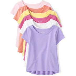 The Children's Place Baby Girls' and Toddler High Low Layering Tee in Saudi Arabia