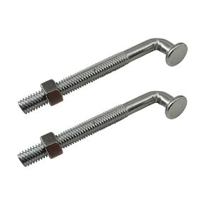 2 Pack Fuel Gas Tank Strap J Bolts Fit for 1968-1970 Dodge Charger Coronet, 1968-1970 Plymouth Belvedere Satellite Road Runner, with 2 Pack Nuts
