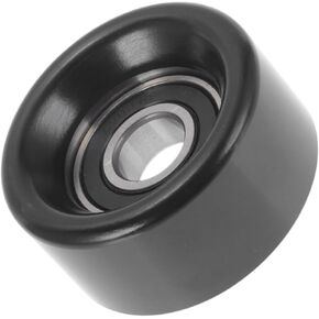 Drive Belt Idler Pulley for Hyundai Tucson 2006-2018 Serpentine Tensioner Pulley Idler No.2528225000/252822G000 Plastic Black 1 Pcs