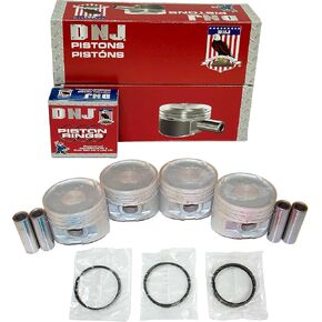 DNJ PRK123 Piston and Ring Kit For 1999-2006 Hyundai Kia Optima Santa Fe Sonata 2.4L L4 DOHC 16V Naturally Aspirated