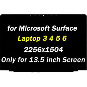 استبدال الشاشة 13.5 بوصة لجهاز Microsoft Surface Laptop 3 1867 1868 (2019) 2256x1504 شاشة LCD تعمل باللمس مجموعة رقمية (فقط لشاشة 13.5 بوصة)