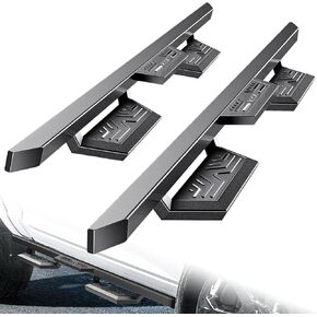 ألواح تشغيل Kyx تناسب 1999-2016 Ford F250 F350 Super Duty Crew Cab ، 6 بوصات جانب باب السيارة خطوات Nerf Bars Bars Side Bars Bars Stern