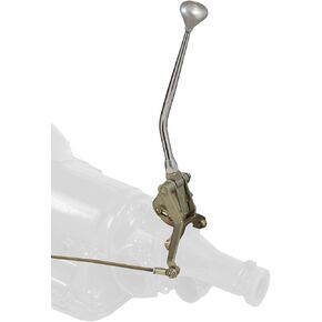 Lokar ATS645RFEETMM Tailmount Shifter Kit with 8" Lever and Mushroom Knob for Chrysler 45RFE