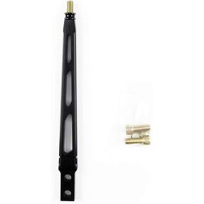 Lokar XMSL613E Black 8" Straight Billet Aluminum Manual Shift Lever for TKO 500-600 Transmission