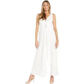 R&M Richards Elegant Flyaway Jumpsuit W/Rhinestone Embellishment