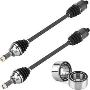 Youxmoto Rear Left/Right CV Axles & Wheel Bearing Kit Fit for Polaris RZR XP 1000/ XP 4 1000 2014 2015 2016 2017 2018 2019 2020 2021 2022; 4340 Chromoly Steel CV Axle Drive Shaft