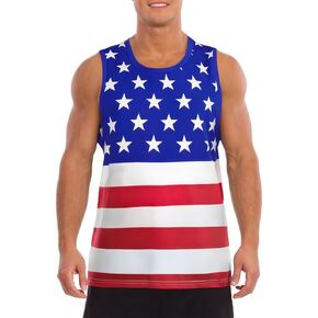 Men's Novelty Tank Top Graphic Casual Sleeveless Shirt