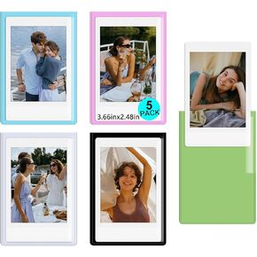 10 PCS إطار الصورة المغناطيسية 2x3 إطارات صور مغناطيس ملونة للثلاجة