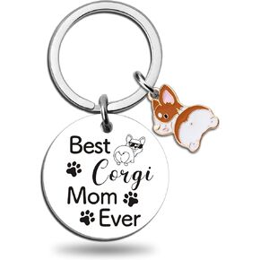 Corgi Gifts for Men Women Funny Corgi Gifts for Dog Lovers Dog Lover Gift Corgis Keychain Unique Corgis Mom Gift Kawaii Dogs Butt Keyring Butt Stuff Best Dogs Mom Ever