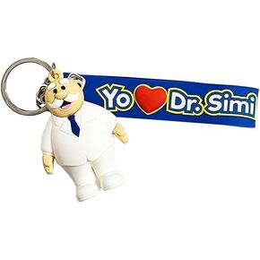 Llavero Doctor Simi, Con Correa De Mano Y Argolla, Llavero 3D PVC, Para Bolso Monedero Mochilla Llaves