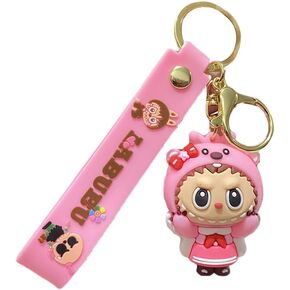Cute Labubu Keychain, Creative Labubu Purse Bag Charms Gift for Women