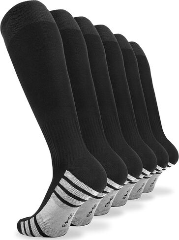 Sea Zaela Soccer Softball Baseball Socks Multi-Sport Knee High Socks For Kids Youth Adult Men and Women in Kuwait