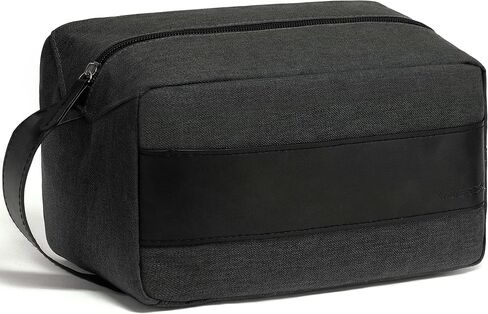 Vorspack Toiletry Bag for Men - Large Dopp Kit for Travel Water Resistant Travel Bag for Toiletries Accessories Lightweight Toiletries Bag - Black in Saudi Arabia