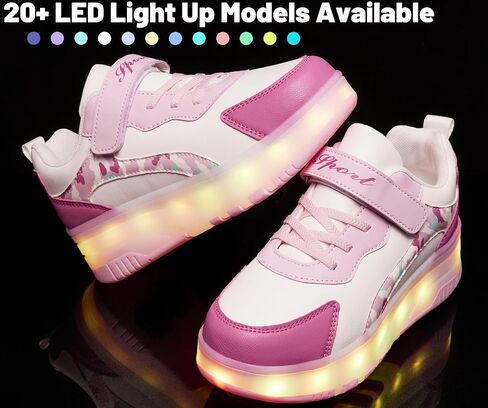 LED ROLLER SKATES SHOES 4 WHEAL SKITATION FARR in Kuwait