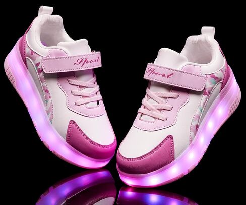 LED ROLLER SKATES SHOES 4 WHEAL SKITATION FARR in Kuwait