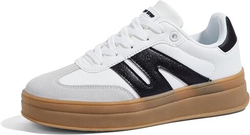 Lucky Step Boys Girls Platform Sneakers Fashion Disual Non Slip Slike Shoes Classic Retro Tennis Tennis for Big Kids in Kuwait