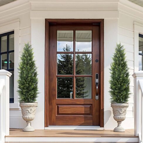 Artificial Topiary Tree 4ft Faux Topiary Plants for Front Porch Patio Indoor Outdoor Home Office Decor in Saudi Arabia