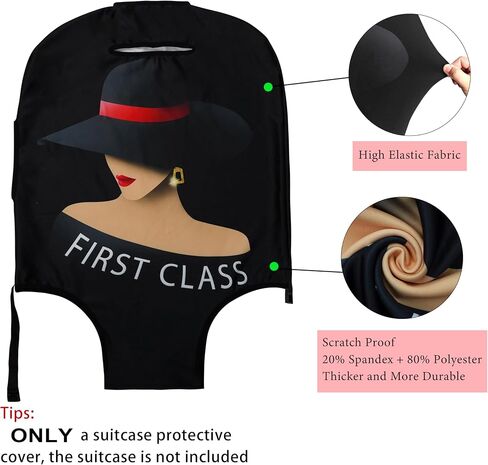 Luggage Cover Approved Travel Suitcase Protector Fashion Queen Elastic Washable Unique Themed Suitcase Covers for 29-32 Inch Luggage(XL) in Saudi Arabia