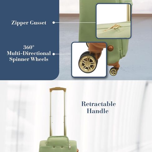 Tommy Bahama Rolling Luggage, Soft Sided Suitcase with Spinner Wheels, Sage, 30 Inch in Saudi Arabia