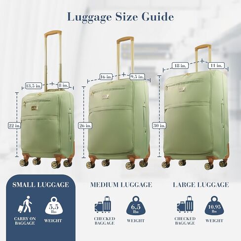 Tommy Bahama Rolling Luggage, Soft Sided Suitcase with Spinner Wheels, Sage, 30 Inch in Saudi Arabia