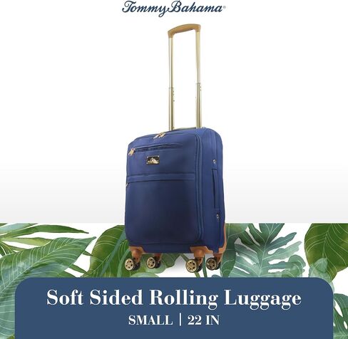 Tommy Bahama Rolling Luggage, Soft Sided Suitcase with Spinner Wheels, Sage, 30 Inch in Saudi Arabia