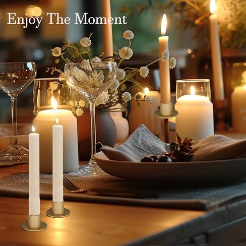 Pillar Candle Holder with Safety Spike, Set of 4, 3.5 Inch Metal Candle Plate, Pillar Candle Holders, Black Candle Stand in Saudi Arabia