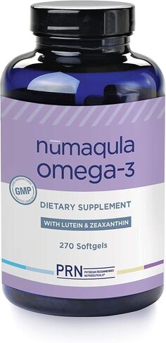 PRN nūmaqula Omega-3 – High DHA Supplement with Lutein & Zeaxanthin - 1400mg DHA & 400mg EPA in Re-Esterified Triglyceride - Important Nutrients for Macula & Retina Support – 1 Month Supply in Saudi Arabia