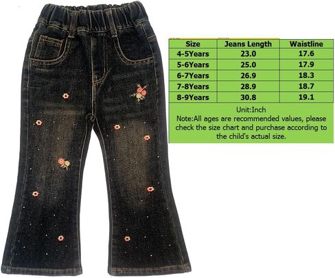 Peacolate 4-10T Spring Fall Little Big Girls 2pcs Clothing Set Tops and Jeans in Saudi Arabia