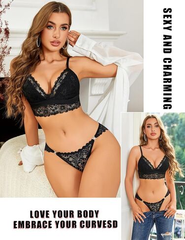 Avidlove Sexy Underwear for Women Lace Bikini Panties Low Rise Tangas Cheeky Underpants in Saudi Arabia