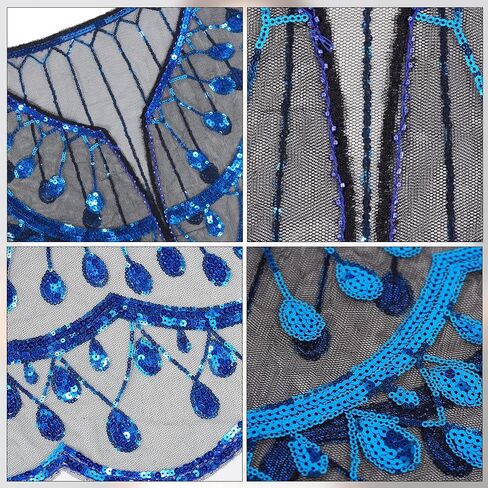 1920s Shawl for Women Gatsby Dress, Flapper Shawl with Beads Set, 1920s Accessories for Women, Roaring 20's Costume in Saudi Arabia
