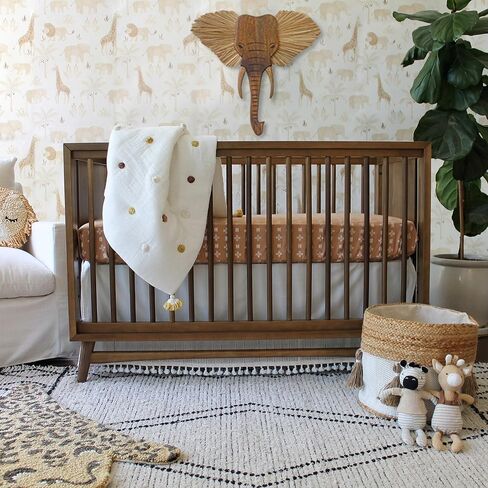 ديكور غرفة الأطفال وغرفة الأطفال من Crane Baby Safari، ديكور حائط خشبي على شكل حيوانات للأولاد والبنات، أسد، 21 بوصة × 21 بوصة in Kuwait