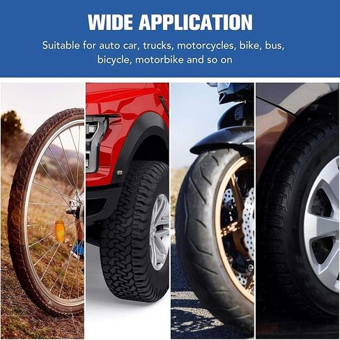 60 Pieces Tire Patch Kit 32 mm 42 mm 58 mm Tire Repair Kit with Tire Patch Roller Scraping Cutter Tire and Tube Patches Tire Repair Tools for Car Truck Motorcycle Bike Wheel in Saudi Arabia