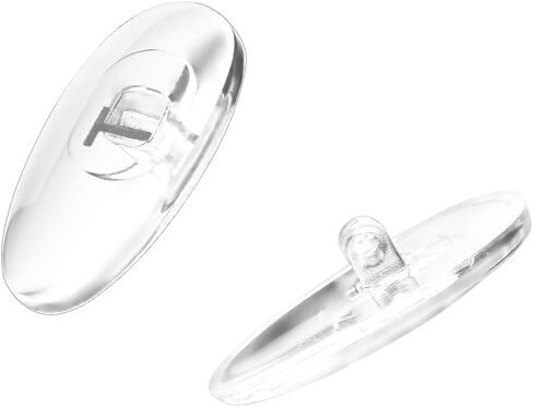 Replacement for Tom Ford Silicone Nose Pads 2 Pieces for Sunglasses General Rare Push-in nosepads (Silver) in Kuwait