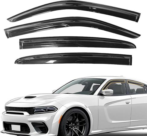 4PCS Window Visors Vent Deflectors Sun Rain Guards Fit 2016-2018 Scion iM & Toyota Corolla iM in Saudi Arabia