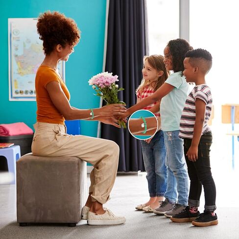 MOZAKA 9Pcs Teacher Appreciation Bracelets Gifts for Women Men, Natural Stone Teacher Appreciation Gift - Thank You Gift for Teachers in Kuwait