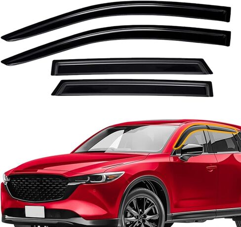 4PCS Window Visors Vent Deflectors Sun Rain Guards Fit 2016-2018 Scion iM & Toyota Corolla iM in Kuwait