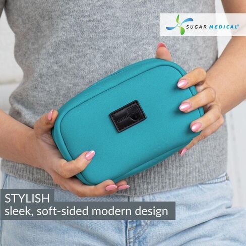 Omnipod Metro Diabetes Supply Case | Fits Omnipod 5, Dash or PDM | Diabetic Care Products | Diabetes Supplies Organizer (Teal) in Kuwait