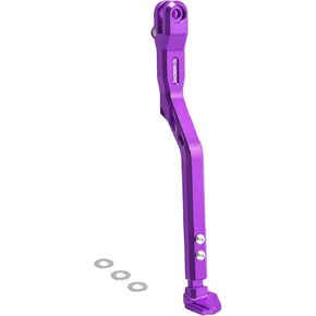 Purple 8-32MM Adjustable Kickstand Foot Side Kick Stand Side Compatible with Surron Light bee X/S/ L1E CNC Machined Aluminum Alloy Compatible with Segway X160 X260 See Fitment