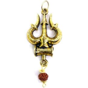 Sanwariya Pooja Store Shiva Ji Locket مع Rudrax ، حماية العين الشر ، متعدد الألوان ، 1 أجهزة الكمبيوتر