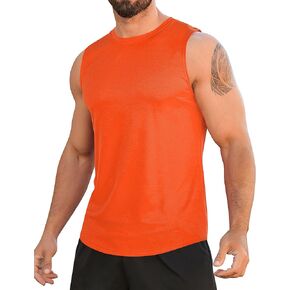 Babioboa Men's Tank Tops Gym Mesh Quick Dry Muscle Shirts Bodybuilding Sleeveless T-Shirt Workout Sports Fitness Tee in Kuwait