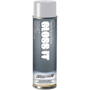 NANOSKIN GLOSS IT Aerosol Spray Detailer 12 Oz. - To Treat Vinyl and Plastic Surfaces in The Interior and Exterior of Your Automobile | For Vinyl, Body Moldings, Engine Compartments, A/C Vents & More