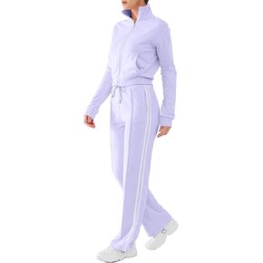 DITOK Track Suits for Women Set 2 Piece Spring Lounge Outfits Zip Up Sweatshirt & Sweatpants with Pocket Jogger Sweatsuits in Saudi Arabia