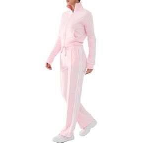 Track Suits for Women Set 2 Piece Spring Lounge Outfits Zip Up Sweatshirt & Sweatpants with Pocket Jogger Sweatsuits