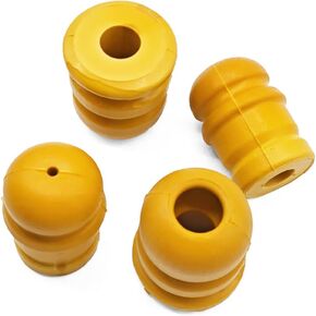 Front and Rear Bump Stop Buffer Replace 52060423AB 52060428AB Compatible with Wrangler JK 2007-2018, 2 Pair Upper Suspension Jounce Bumpers Replacement