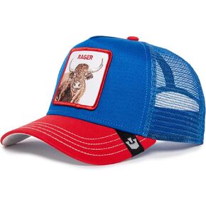 Goorin Bros. Trucker Hat for Men and Women, Royal Blue (The Rager Bison), One Size