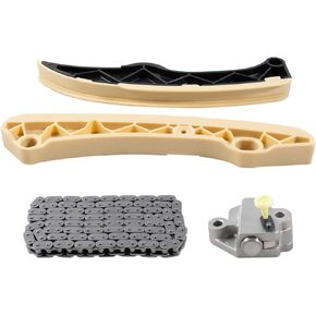 Engine Timing Chain Kit 24410-2B700 Replacement for Hyundai Accent Elantra Kona Sonata Tucson Veloster for Kia Forte Seltos Soul Rio Optima Replace 24420-2B611 24321-2B620