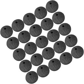 Totority 25pcs Carnival Sponge Nose Make up Sponges Halloween Clown Props Party Clown Costume Decorative Clown Prop Circus Theme Party Decorations Rudolph Reindeer Nose Clown Nose Black