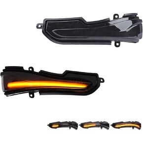 2 PCS مؤشر الإشارة الإشارة المتسلسل للمرآة الجانبية Dynamic Dynamic لـ Infiniti Q30 Q50 Q60 Q70 QX50 QX60 QX70