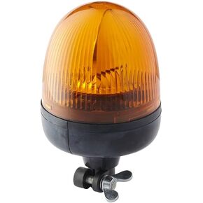 Hella 2RL 009 506-011 Rotating Beacon - Rota Compact - Halogen - H1-24V - Lens Colour: Yellow - Flexible pipe sockets - Quantity: 1